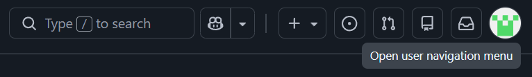 интерфейс GitHub