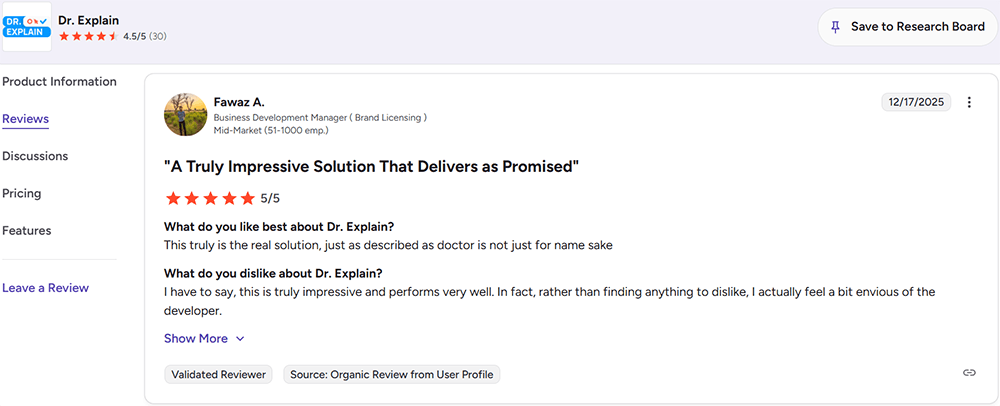 Отзывы о программе Dr.Explain